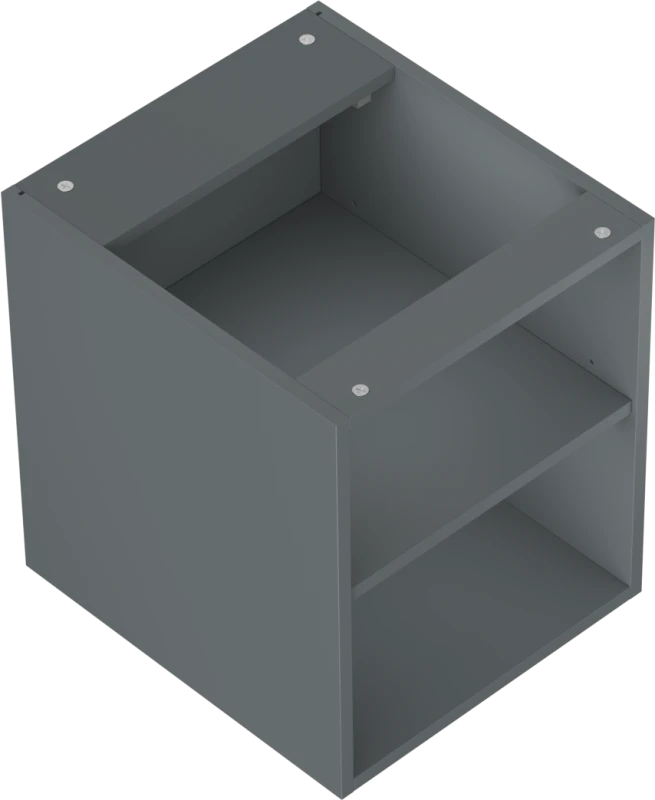 Mexen Box-A spintelė su lentyna, 40 cm, Graphite matt