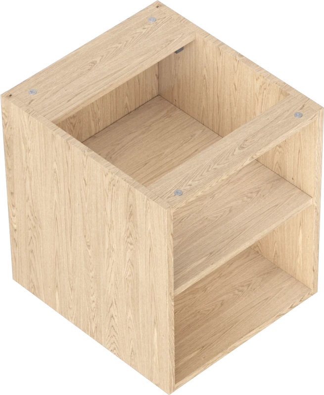 Mexen Box-A spintelė su lentyna, 40 cm, Oak