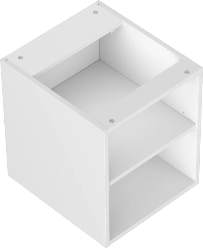 Mexen Box-A spintelė su lentyna, 40 cm, Baltas matt