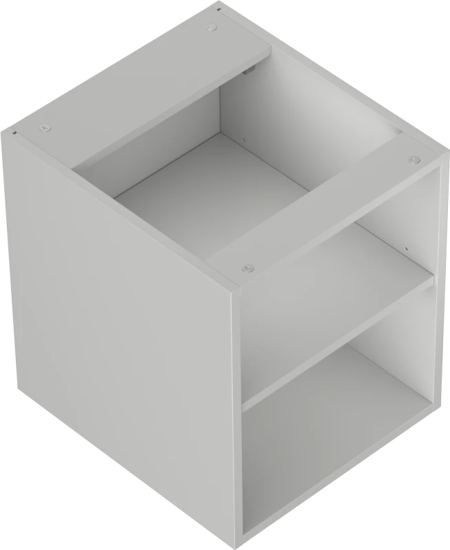 Mexen Box-A spintelė su lentyna, 40 cm, Pilkas matt