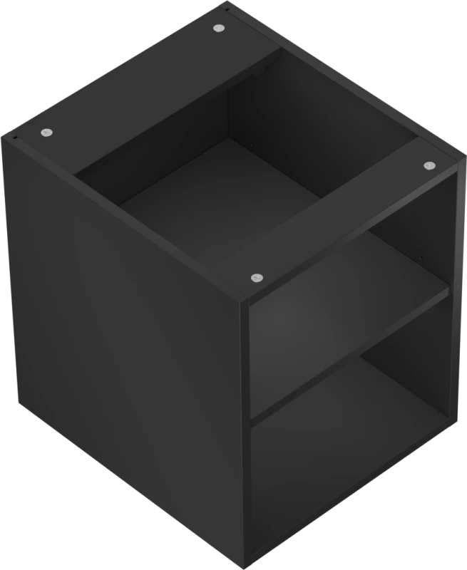 Mexen Box-A spintelė su lentyna, 40 cm, Juodas matt