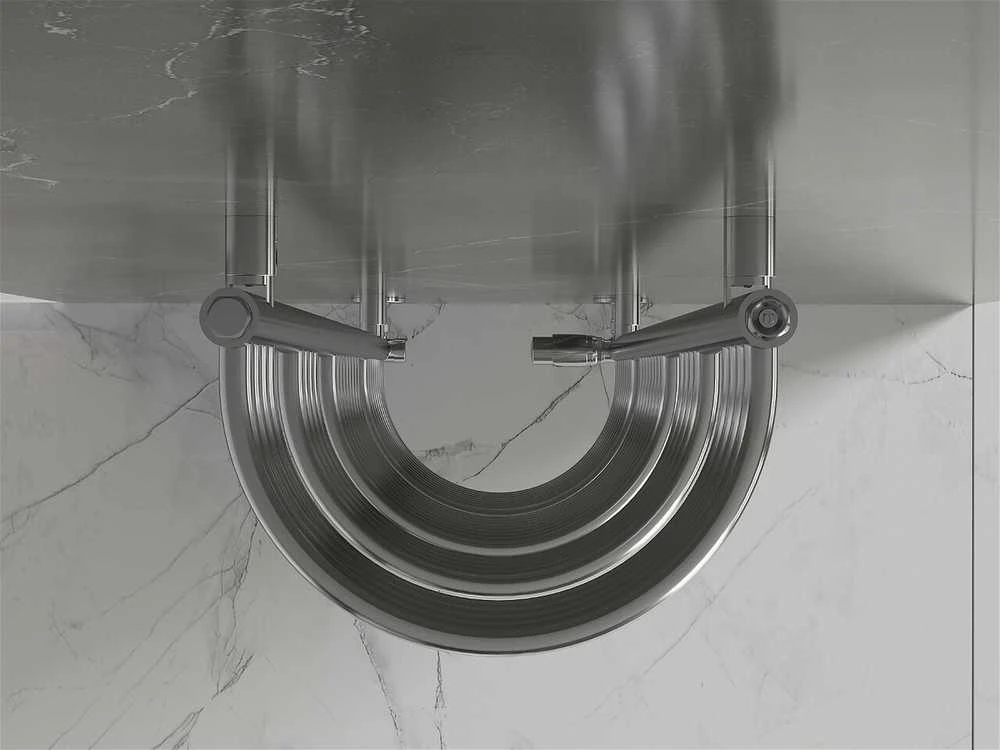 Mexen Eros vonios radiatorius, 1200 x 318 mm, 332 W, chromo