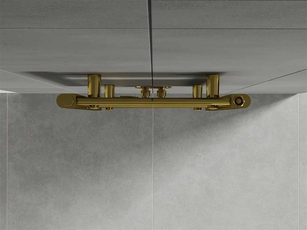 Mexen Hades vonios radiatorius, 1200 x 400 mm, 373 W, auksinis