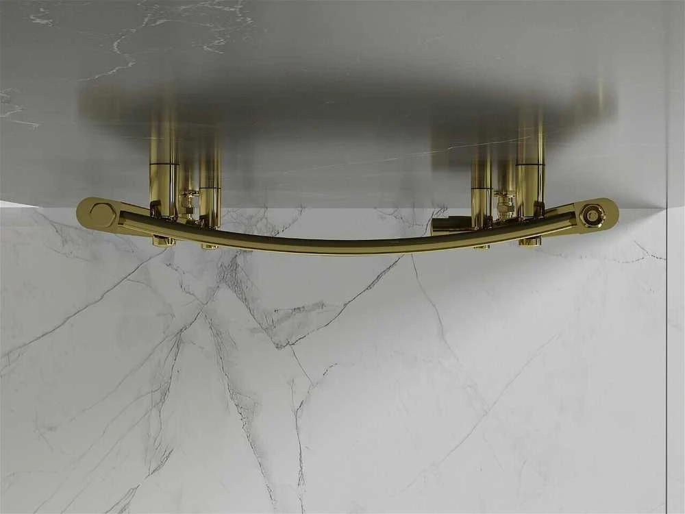 Mexen Helios vonios radiatorius, 1200 x 500 mm, 448 W, auksinis