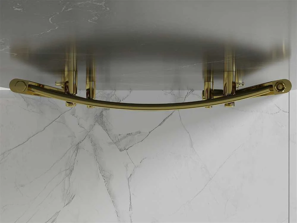 Mexen Helios vonios radiatorius, 1800 x 600 mm, 782 W, auksinis