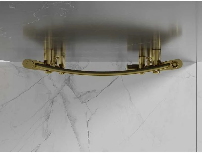Mexen Helios vonios radiatorius, 800 x 500 mm, 301 W, auksinis