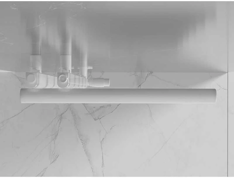 Mexen Jukon vonios radiatorius, 988 x 500 mm, 461 W, baltas