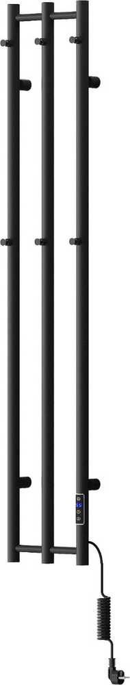 Mexen Pino elektrinis radiatorius su rankšluosčių kabykla, 1405 x 242 mm, 200 W, juodas