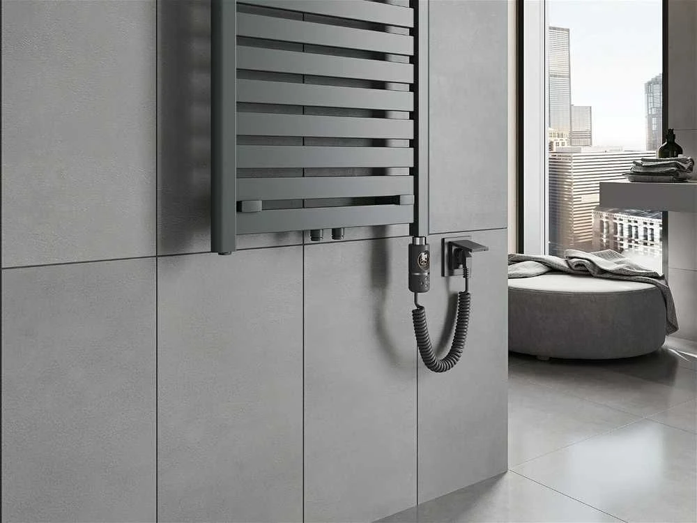 Mexen Uran elektrinis radiatorius, 1200 x 600 mm, 600 W, antracitas