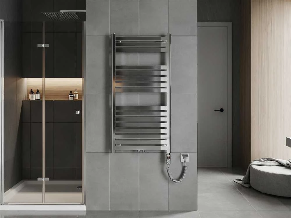 Mexen Uran elektrinis radiatorius, 1200 x 600 mm, 600 W, chromo