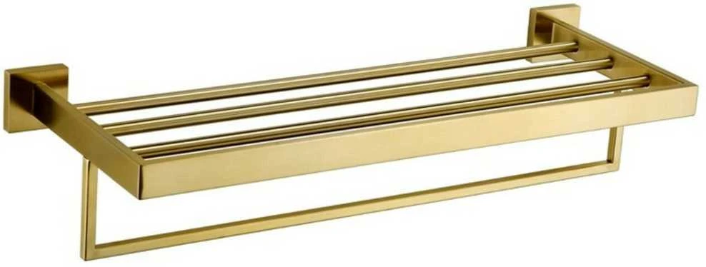 Mexen Vox rankšluosčių lentyna su kabykla, Gold