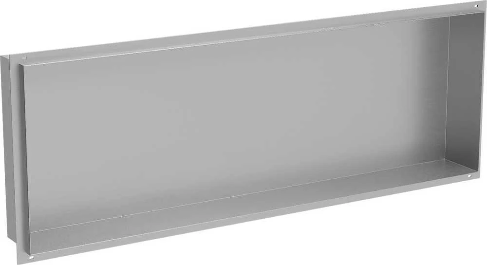 Mexen X-Wall-NR įleidžiama sieninė lentyna, 90x30 cm, Inox