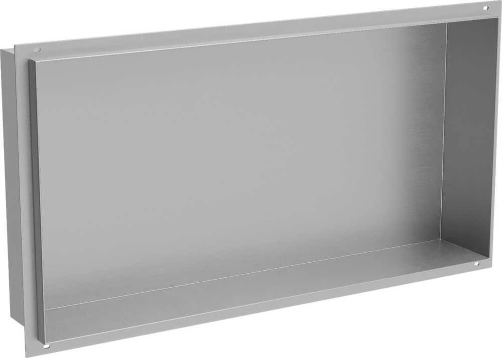 Mexen X-Wall-NR įleidžiama sieninė lentyna, 60x30 cm, Inox