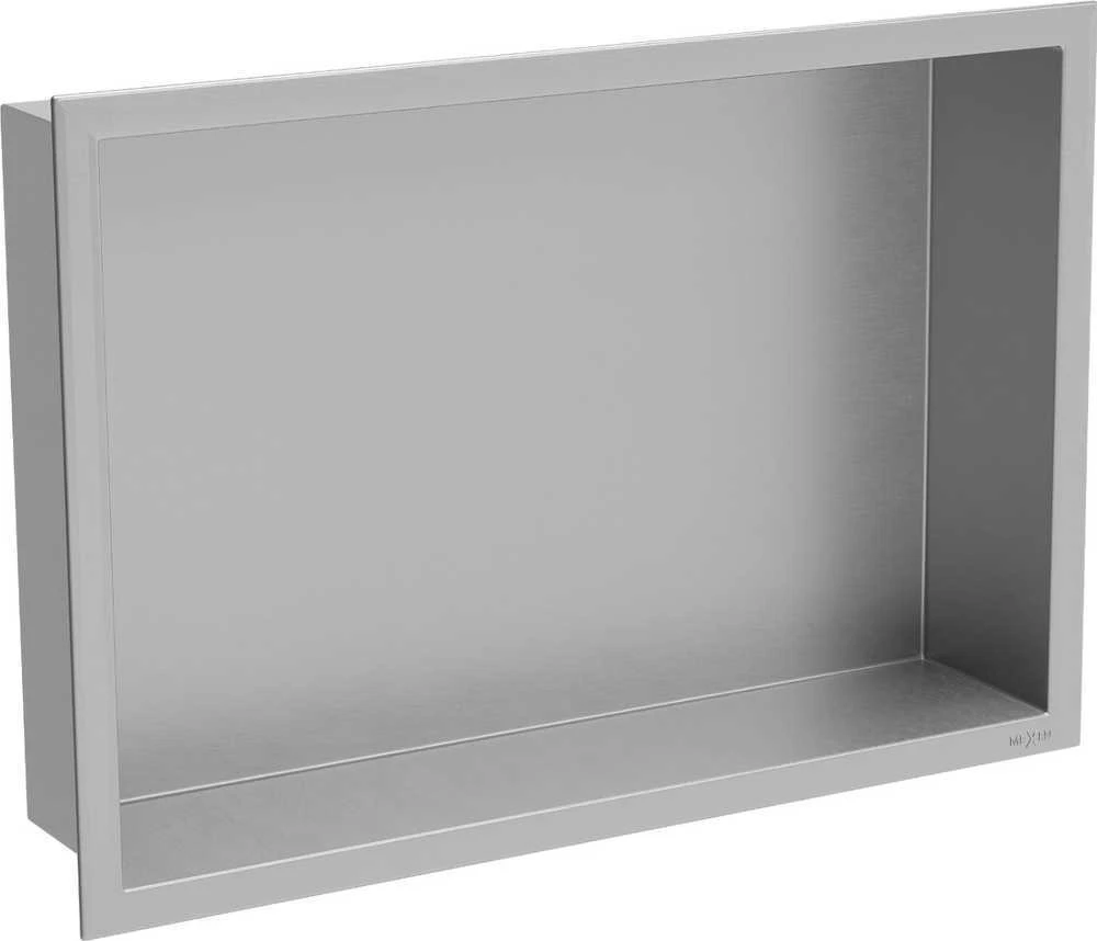 Mexen X-Wall-R įleidžiama sieninė lentyna,45x30 cm, Inox