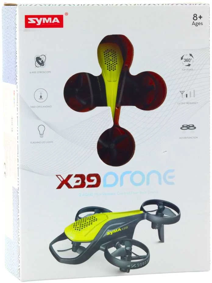 Mini dronas su nuotoliniu valdymu RC Syma X39 Geltona