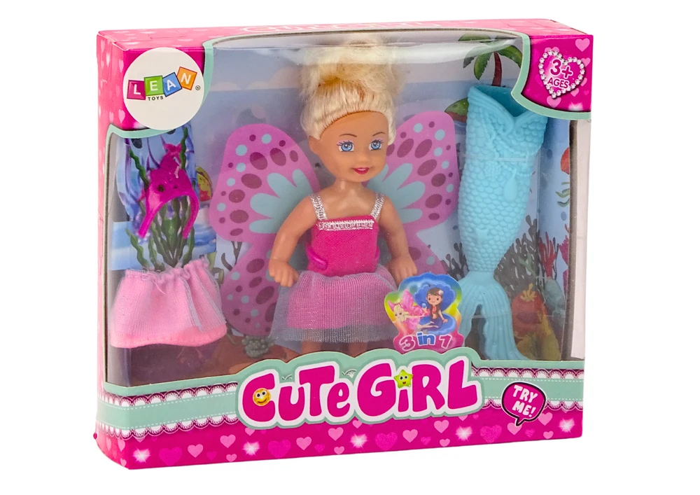 Mini lėlė 2in1