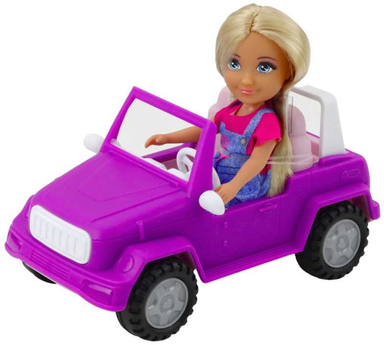 Mini lėlė Ankiki su automobiliu ir žirgu