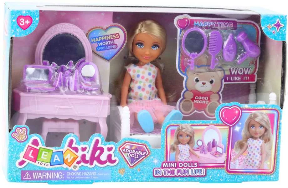 Mini lėlė Ankiki su baldais ir aksesuarais