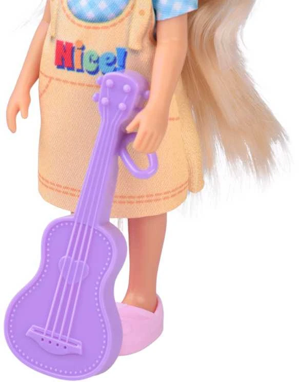 Mini lėlė Ankiki su gitara, 14 cm