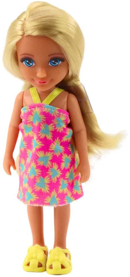 Mini lėlė Ankiki su šuniuku ir maudymo priedais