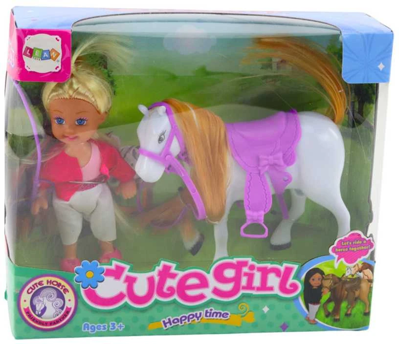 Mini lėlė jojikė su žirgu