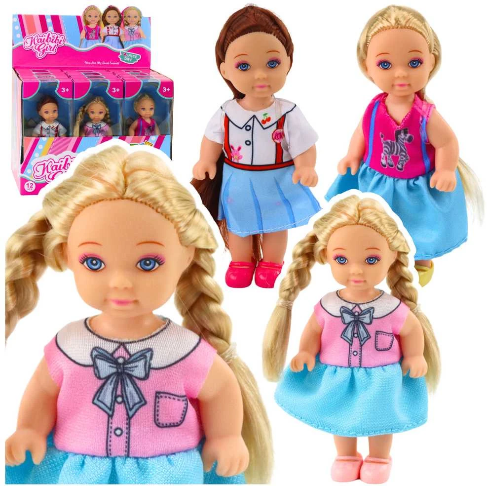 Mini lėlė Kaibibi Girl, 12 cm (1 vnt.)