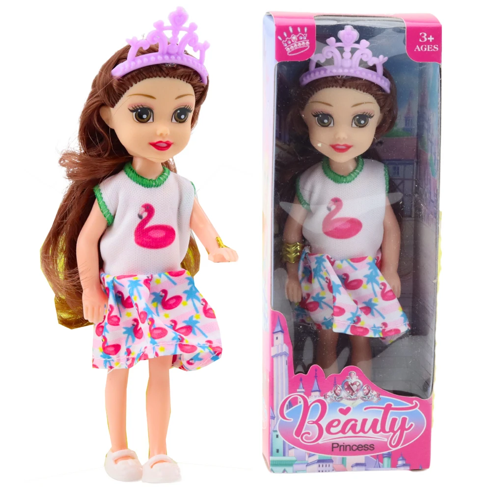 Mini lėlė Princesė, 14 cm (1 vnt.)
