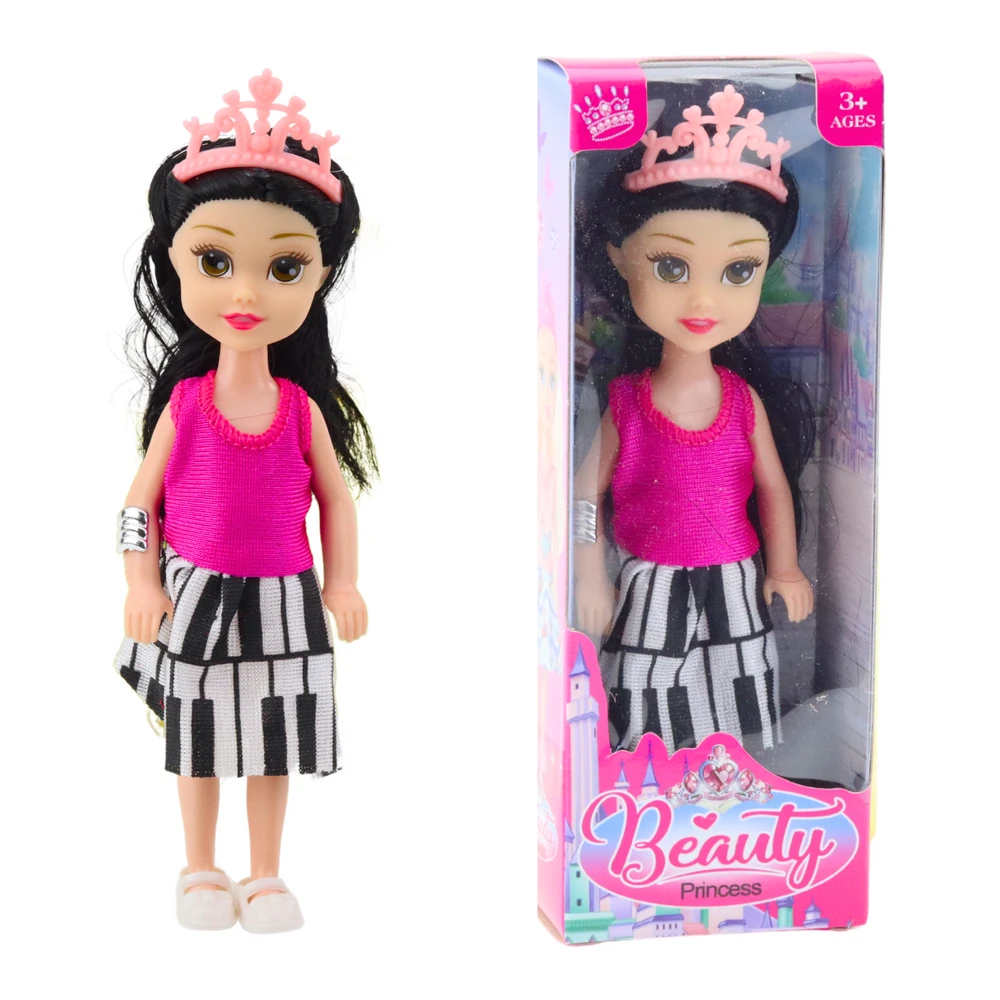 Mini lėlė Princesė, 14 cm (1 vnt.)