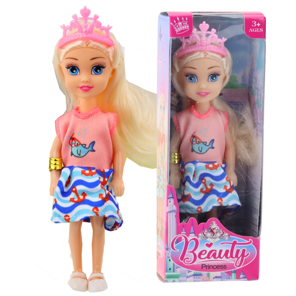 Mini lėlė Princesė, 14 cm (1 vnt.)