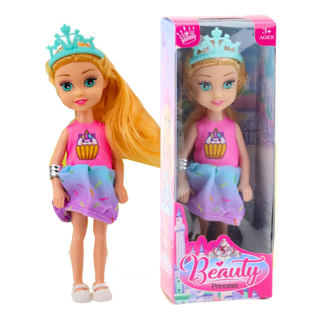 Mini lėlė Princesė, 14 cm (1 vnt.)