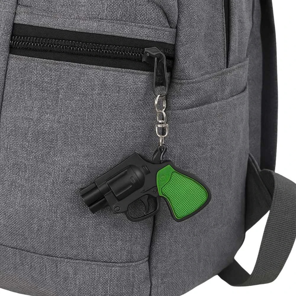 Mini pistoletas revolveris su šviesos efektais, 6.5 cm (1 vnt.)