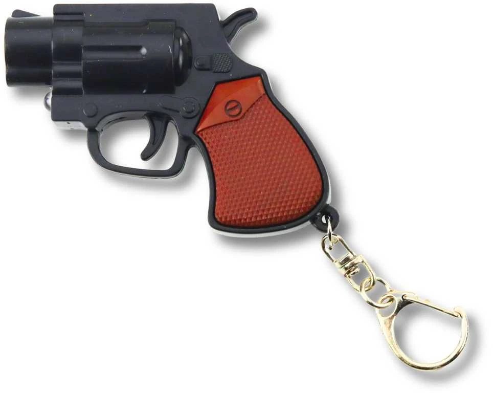 Mini pistoletas revolveris su šviesos efektais, 6.5 cm (1 vnt.)