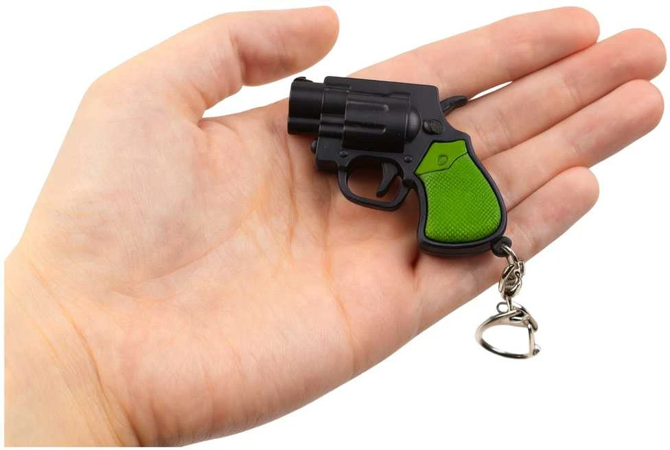 Mini pistoletas revolveris su šviesos efektais, 6.5 cm (1 vnt.)