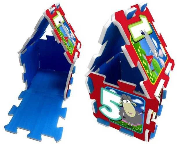 Minkštas kilimėlis - dėlionė Gyvūnai ir skaičiai, 9 d.