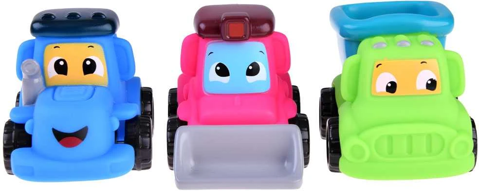 Minkštų automobilių rinkinys, 3 vnt.