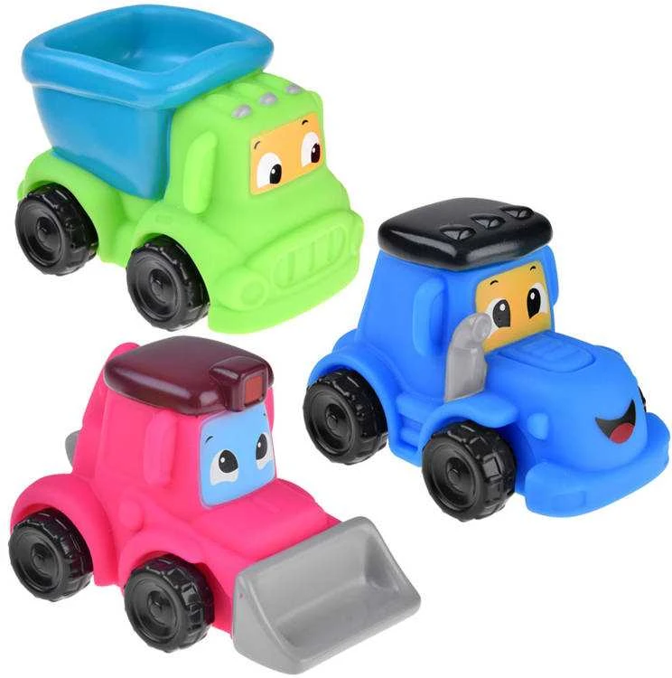 Minkštų automobilių rinkinys, 3 vnt.