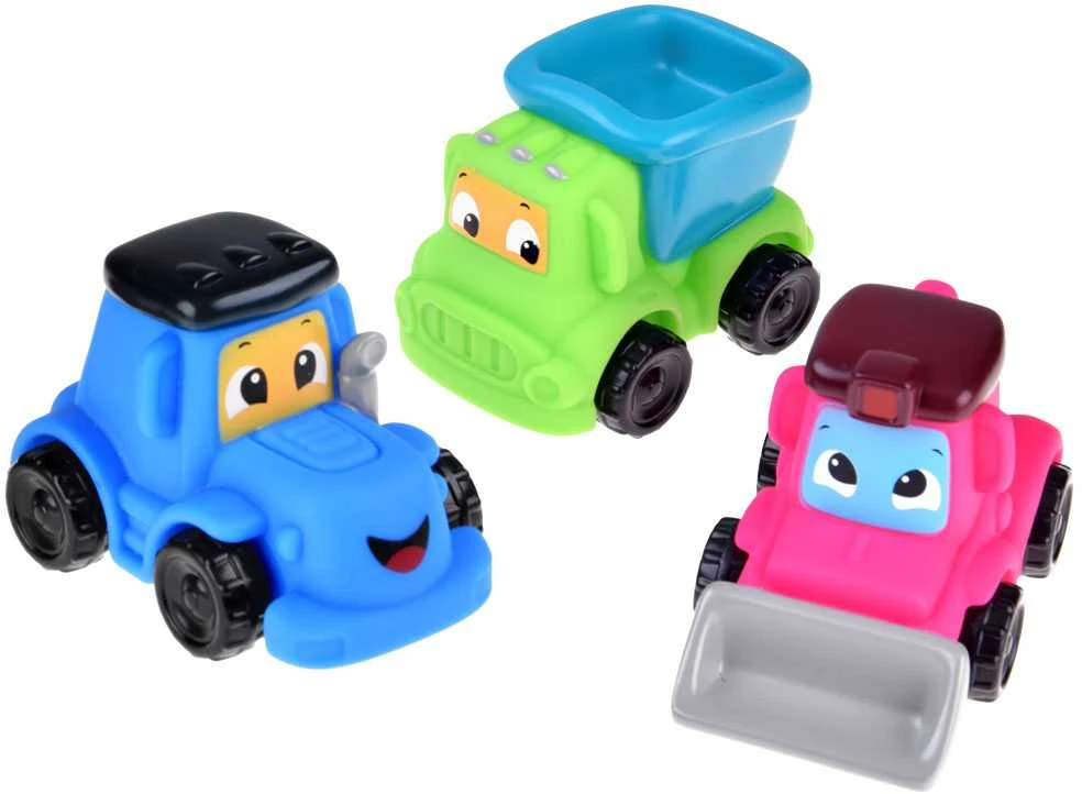 Minkštų automobilių rinkinys, 3 vnt.