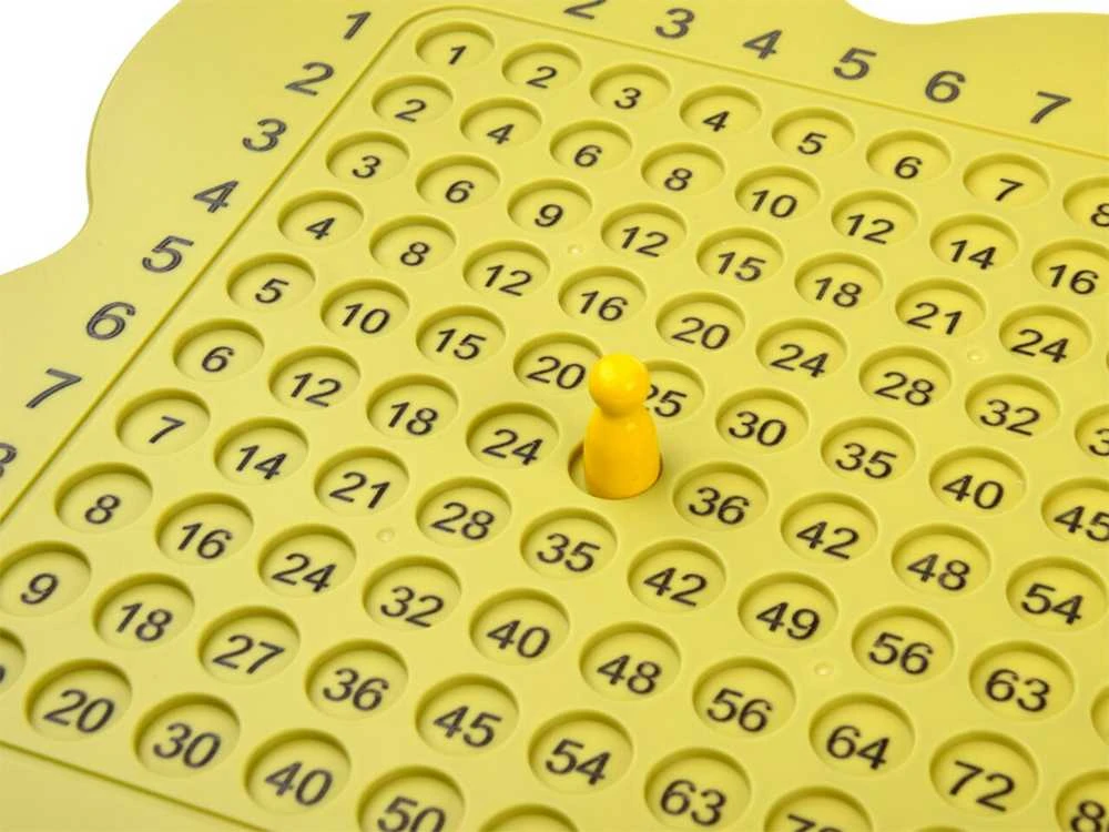 Mokomasis matematinis žaidimas Daugybos lentelė