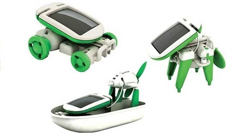 Mokomasis saulės roboto rinkinys, 6in1