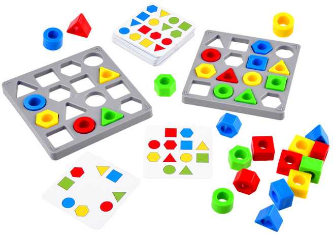 Mokomasis žaidimas Match the shapes