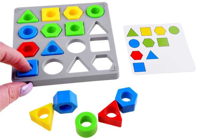 Mokomasis žaidimas Match the shapes