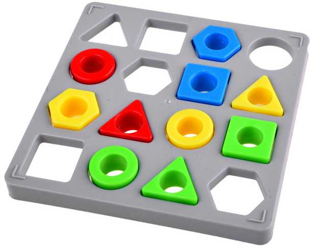 Mokomasis žaidimas Match the shapes