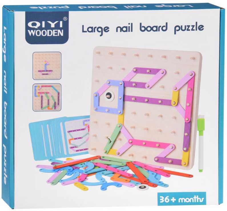 Montessori dėlionė 2in1