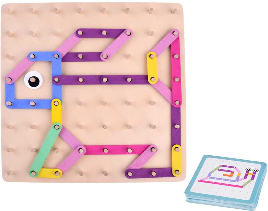 Montessori dėlionė 2in1