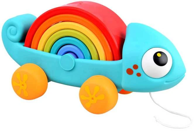 Montessori dėlionė Vaivorykštinis chameleonas