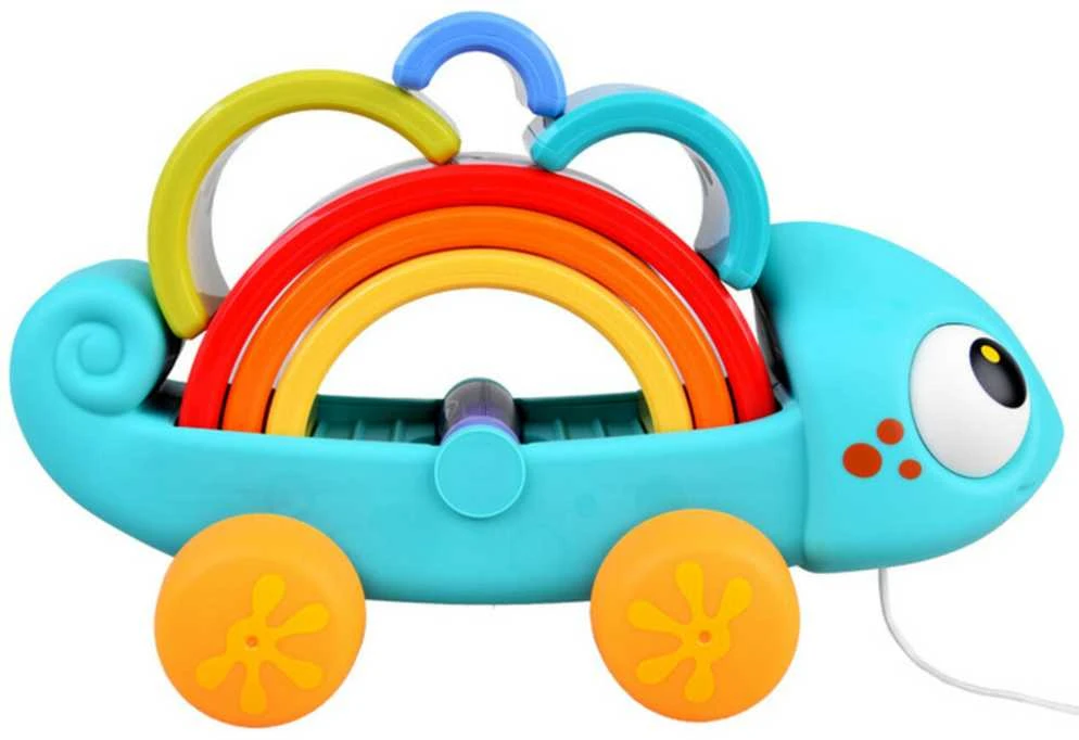 Montessori dėlionė Vaivorykštinis chameleonas