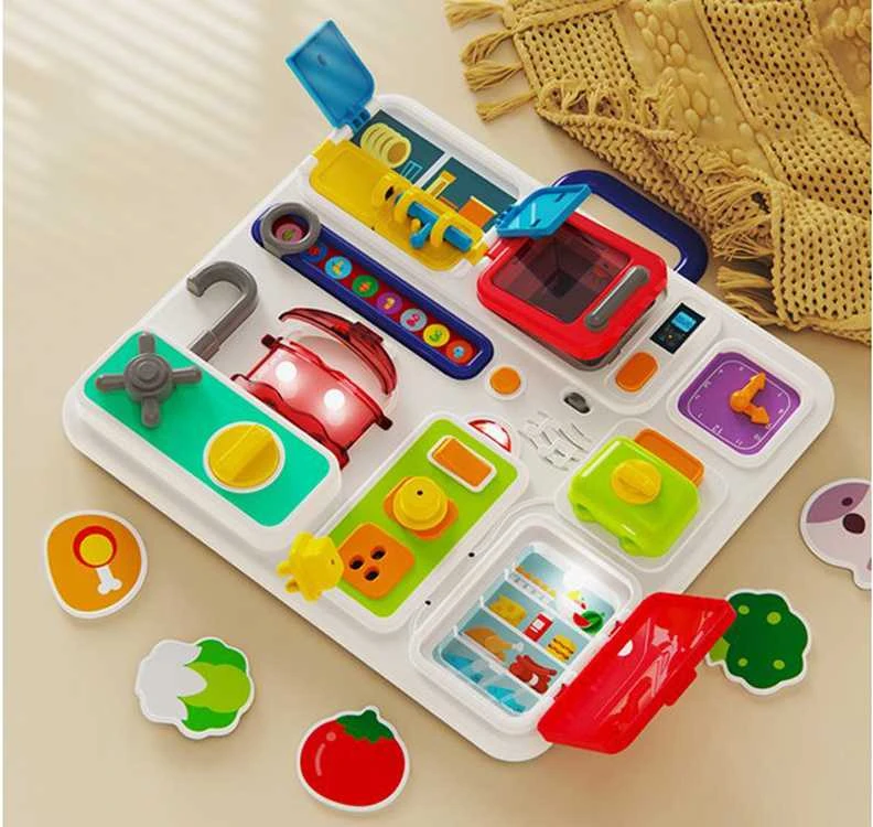 Montessori lenta Virtuvė su garsais ir šviesomis