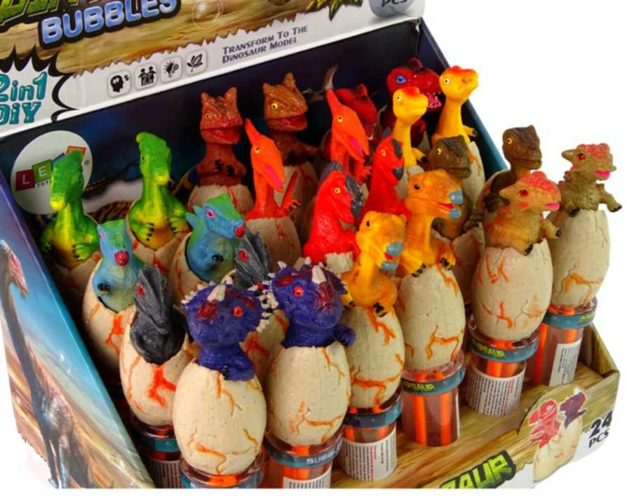 Muilo burbulai "Dinosaur", 18 cm (1 vnt.)