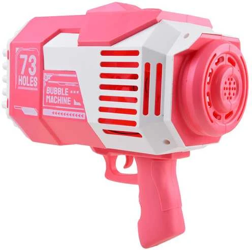 Muilo burbulų pistoletas Bazooka, rožinis