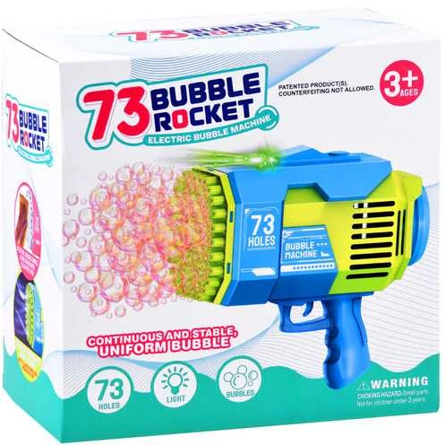 Muilo burbulų pistoletas Bazooka, rožinis